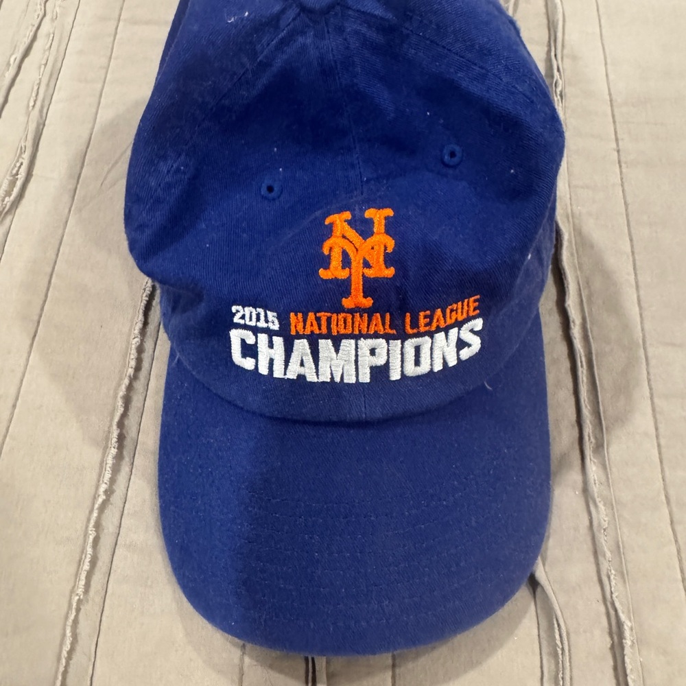 Blue National League Champions Cap New York Mets